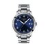 Tissot horloge met een kast in staal, met een wijzerplaat in het blauw en een diameter van 42 - thumb