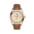 Tissot horloge met een kast in rosé goud op staal, met een wijzerplaat in het beige en een diameter van 40 - thumb