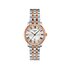 Tissot horloge met een kast in rosé pvd-coating op staal, met een wijzerplaat in het zilver en een diameter van 30 - thumb
