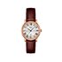 Tissot horloge met een kast in rosé pvd-coating, met een wijzerplaat in het zilver en een diameter van 30 mm - thumb