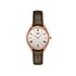 Tissot horloge met een kast in rosé pvd-coating, met een wijzerplaat in het zilver en een diameter van 31 mm - thumb