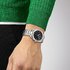 Tissot horloge met een kast in staal, met een wijzerplaat in het zwart en een diameter van 42 - thumb
