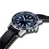 Tissot horloge met een kast in staal, met een wijzerplaat in het blauw en een diameter van 44 - thumb
