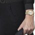 Tissot horloge met een kast in gele pvd-coating op staal, met een wijzerplaat in het zilver en een diameter van 34 mm - thumb