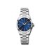 Longines horloge met een kast in staal, met een wijzerplaat in het blauw en een diameter van 34 mm - thumb