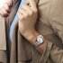 Longines horloge met een kast in rosé pvd-coating op staal, met een wijzerplaat in het zilver en een diameter van 34 mm - thumb