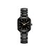 Rado horloge met een kast in keramiek, met een wijzerplaat in het zwart en een diameter van 29 - thumb