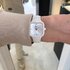 Rado horloge met een kast in keramiek, met een wijzerplaat in het parelmoer met  briljant en een diameter van 29 - thumb