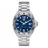 TAG Heuer horloge met een kast in staal, met een wijzerplaat in het blauw en een diameter van 41 - thumb