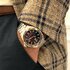 TAG Heuer horloge met een kast in staal, met een wijzerplaat in het blauw en een diameter van 41 - thumb
