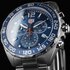 TAG Heuer horloge met een kast in staal, met een wijzerplaat in het blauw en een diameter van 43 - thumb