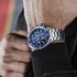 TAG Heuer horloge met een kast in staal, met een wijzerplaat in het blauw en een diameter van 43 - thumb
