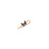 DoDo ring in rosé goud 9kt met saffier - thumb