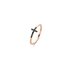 Casteur by Casteur ring in rosé goud 18kt met zwarte briljant van 0,06 karaat - thumb