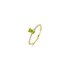 bague Casteur by Casteur en or jaune 18 ct avec péridot entouré de briljants de 0,07 karaat - thumb