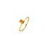 bague Casteur by Casteur en or jaune 18 ct avec quartz citrine - thumb