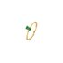 Casteur by Casteur ring in geel goud 18kt met smaragd - thumb