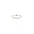 Burato Gioilelli ring in rosé goud 18kt met briljant van 0,03 karaat - thumb