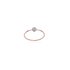 Burato Gioilelli ring in rosé goud 18kt met briljant van 0,04 karaat - thumb