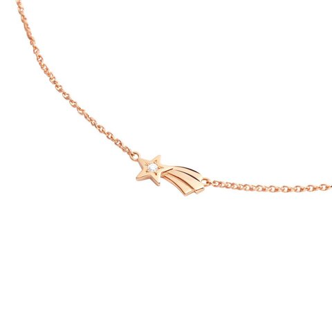 collier DoDo en or rose 9 ct