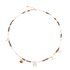 DoDo ketting in rosé goud 9kt met quartz fumé + maansteen en witte en bruine briljant - thumb