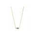 Casteur by Casteur ketting in geel goud 18kt met zwarte briljant van 0,07 karaat - thumb