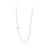 Casteur by Casteur ketting in geel goud 18kt met briljant van 0,08 karaat - thumb