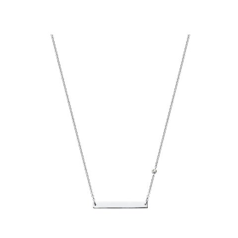 Casteur by Casteur ketting in wit goud 18kt met briljant van 0,02 karaat