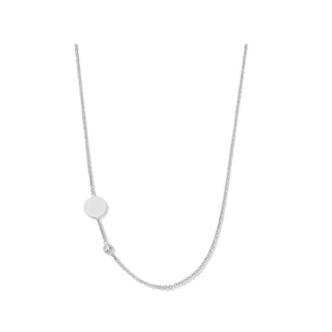 Casteur by Casteur ketting in wit goud 18kt met briljant van 0,05 karaat