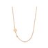 collier Casteur by Casteur en or rose 18 ct avec brillant de 0.05 carat - thumb
