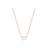 Casteur by Casteur ketting in rosé goud 18kt met briljant van 0,13 karaat - thumb