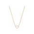 Casteur by Casteur ketting in geel goud 18kt met briljant van 0,13 karaat - thumb