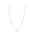 Casteur by Casteur ketting in wit goud 18kt met briljant van 0,15 karaat - thumb