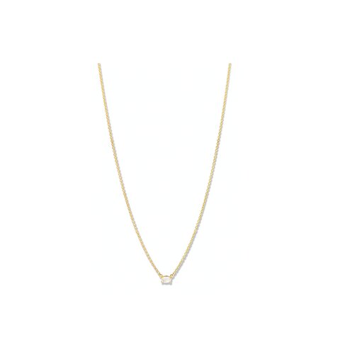 Casteur by Casteur ketting in geel goud 18kt met maansteen