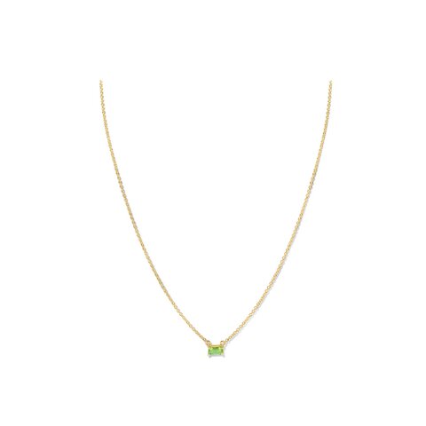 Casteur by Casteur ketting in geel goud 18kt met peridoot
