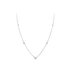 Casteur by Casteur ketting in wit goud 18kt met briljant van 0,34 karaat als hoofdsteen omringd door briljanten van 0,08 karaat - thumb
