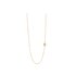 Casteur by Casteur ketting in geel goud 18kt met briljant van 0,15 karaat - thumb