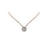 Burato Gioilelli ketting in rosé goud 18kt met briljant van 0,09 karaat - thumb