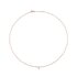 collier Burato Gioilelli en or rose 18 ct avec brillant de 0.05 carat - thumb