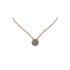 Burato Gioilelli ketting in rosé goud 18kt met bruine briljant van 0,09 karaat - thumb
