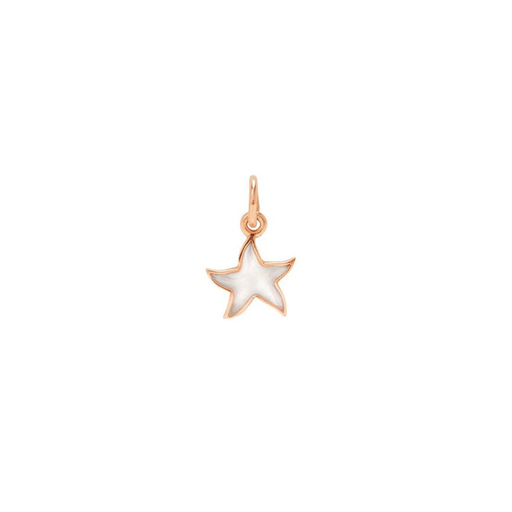 pendentif DoDo en or rose 9 ct avec émail