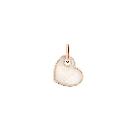 DoDo hanger in rosé goud 9kt met email