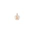 DoDo hanger in rosé goud 9kt en zilver - thumb