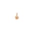 DoDo hanger in rosé goud 9kt met bruine briljant van 0,13 karaat - thumb