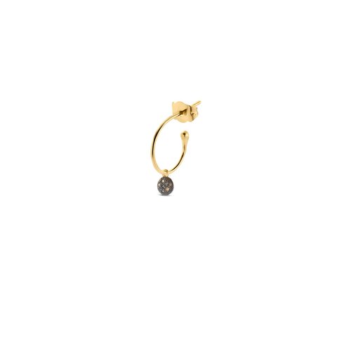 Casteur by Casteur en or jaune 18 ct avec brillant brun de 0.04 carat