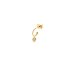 Casteur by Casteur oorring in geel goud 18kt met briljant van 0,04 karaat - thumb
