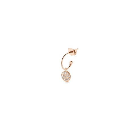 Casteur by Casteur en or rose 18 ct avec brillant de 0.16 carat