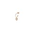 Casteur by Casteur oorring in rosé goud 18kt met briljant van 0,16 karaat - thumb