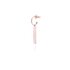 Burato Gioilelli oorring in rosé goud 18kt - thumb