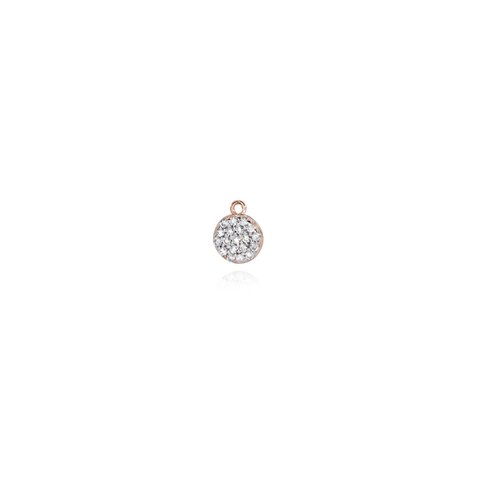 Burato Gioilelli en or rose 18 ct avec brillant de 0.10 carat